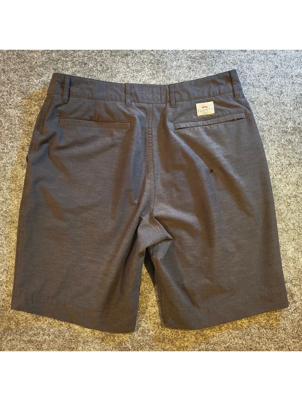 Faherty Men’s Size 30 All Day Shorts Dark Gray Recycled Stretch Fabric